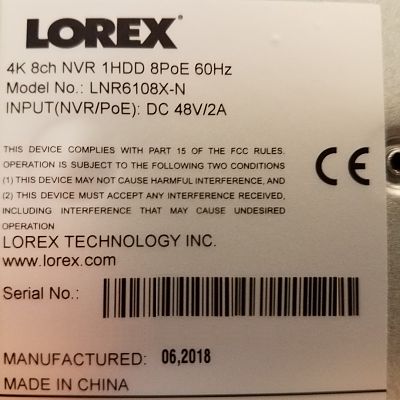 Lorex 4K Active Deterrence Wired Network Security System