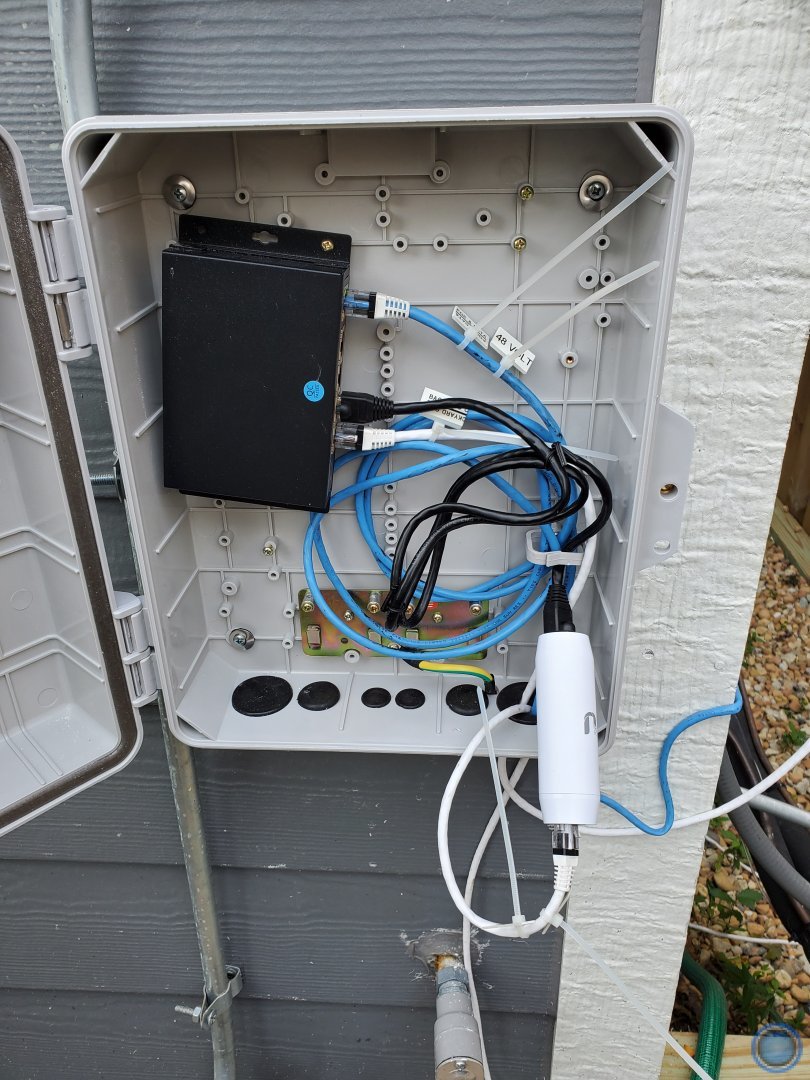 Outdoor box with switch